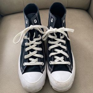 Converse Black and White High-Top Sneakers